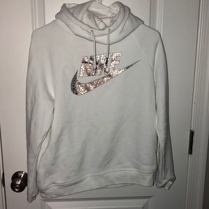Nike Tops - White Nike Hoodie Nike Tops - White Nike Hoodie
